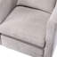 Fauteuil demi-tonneau pivotant en lin-1640729250