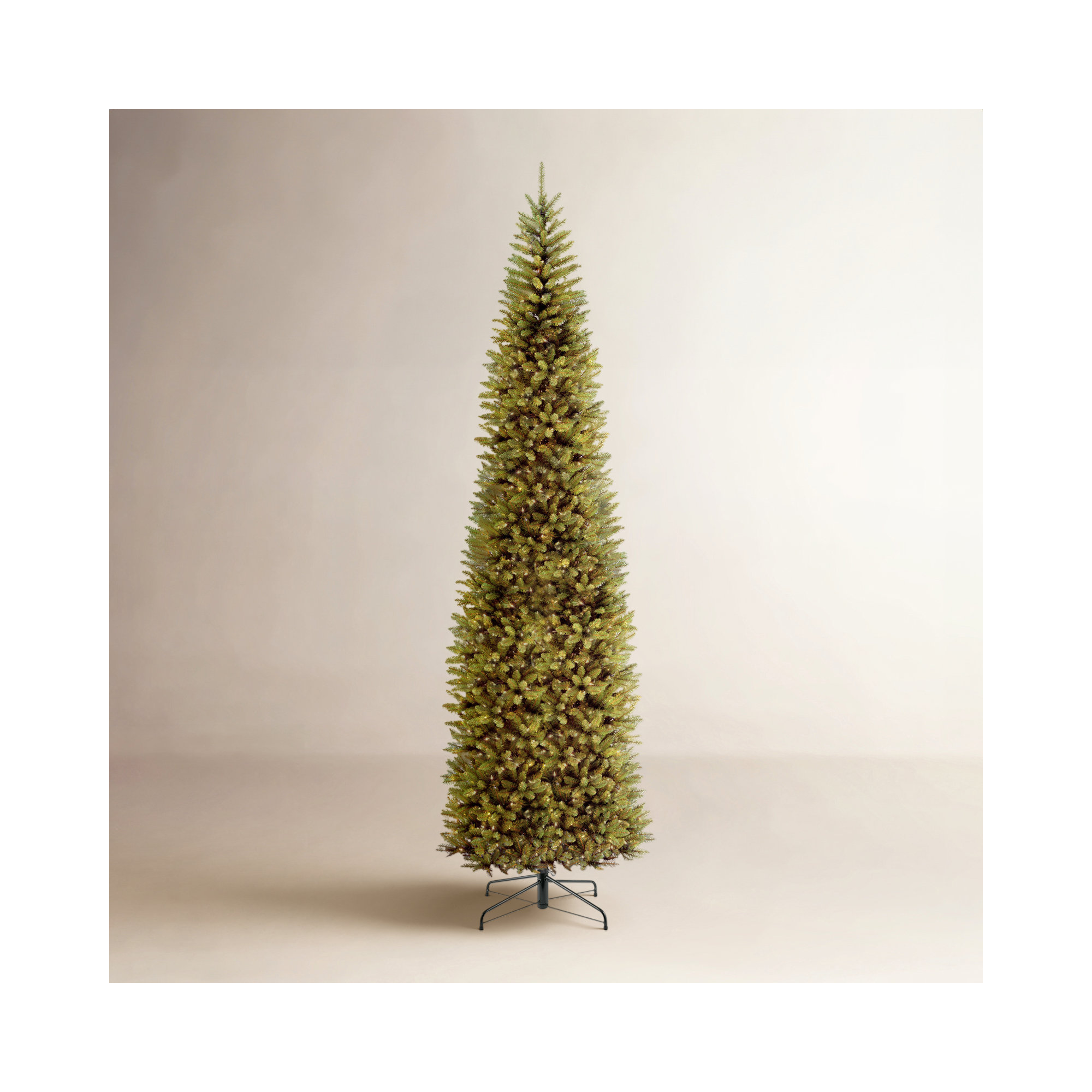  Kingswood Fir Pencil Tree with Clear Lights, 14'