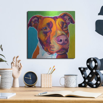 «Pit Bull - Red» par Dawg Painter