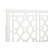Tabor Chippendale White Headboard - King-1708257534