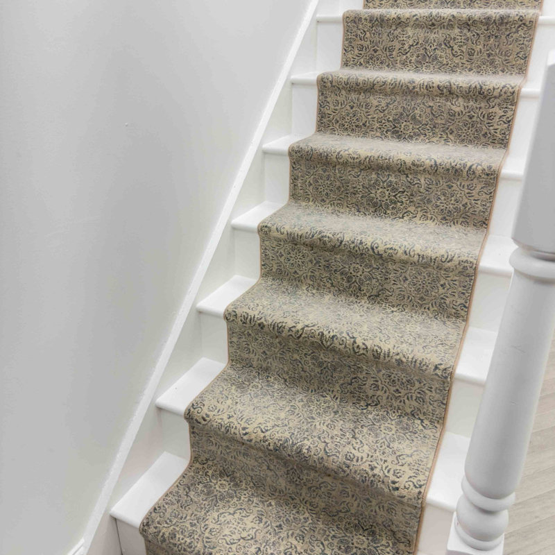 Stair Runner Floral Area Rug, Stair Runner 66 x 450 cm