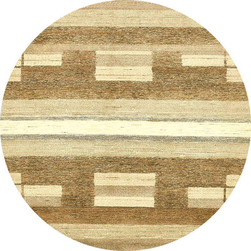 Tapis abstrait moderne 355, Rond 3 pi