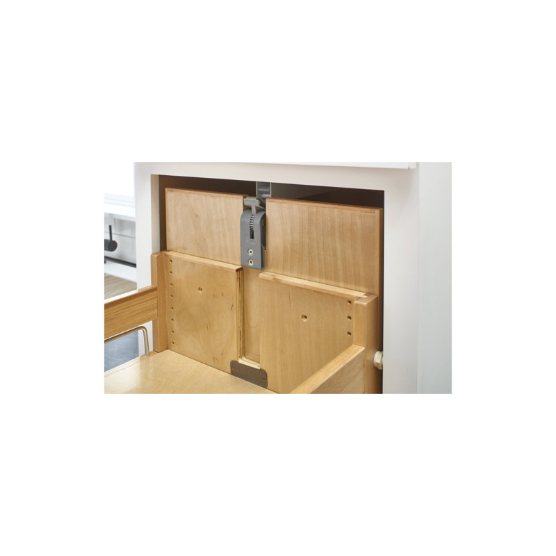 Rangement à ustensiles pour armoire à bois avec fermeture en douceur, L 7,12 po