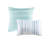 Serene Aqua Bedding Sets, Polyester Comforter With Modern Striped Design, Perfect For Home Relaxation