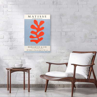 Henri Matisse'S Papiers Decoupacs Abstract Contemporary Architecture Wall Art Print by Henri Matisse - 1 Piece Wrapped Canvas Wall Art