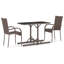 Ensemble bistro rectangulaire pour 2 personnes-908037036-908002172