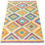 Tapis décoratif en laine noué à la main de conception unique Ivoire de 5 pi x 7 pi 10 po « New Age Anatolian »