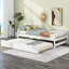 Lit plateforme simple avec lit gigogne-117190687