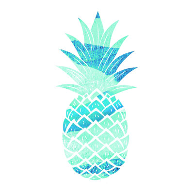 " Teal Pineapple "