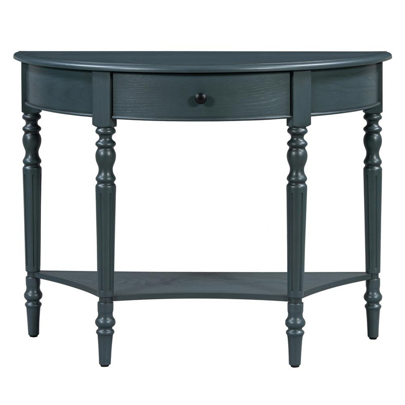 Half Moon Console Table, Navy