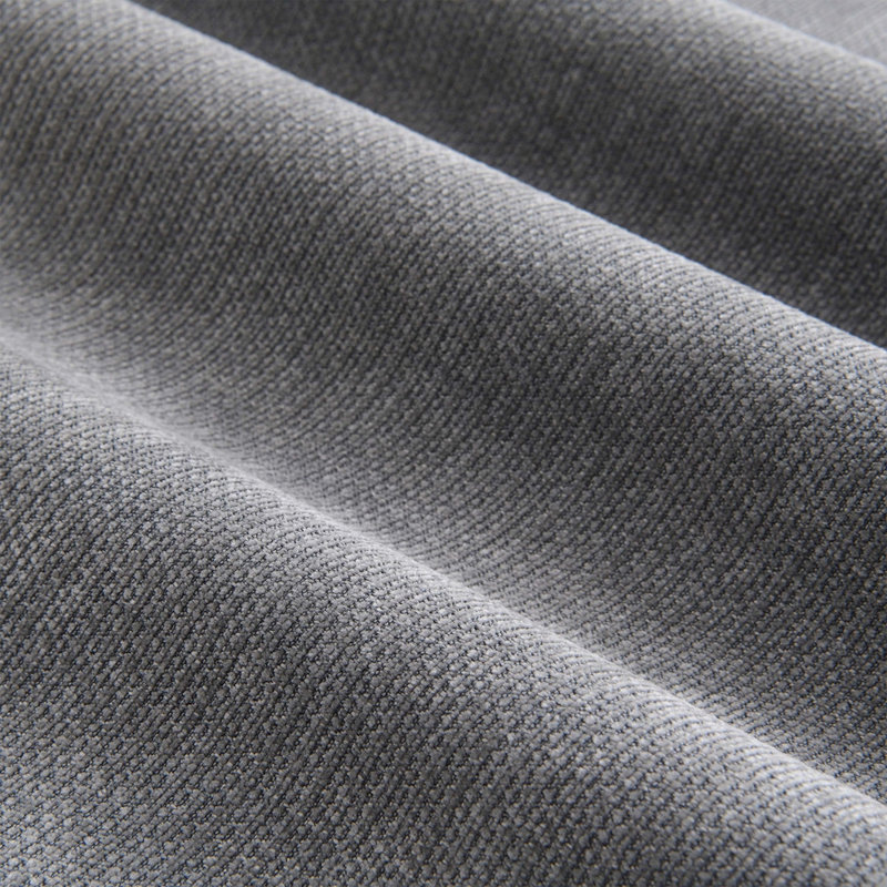 Canapé modulaire en chenille surdimensionné 125,5 po à 6 sièges avec repose-pieds mobile 125,5 po, Gris clair