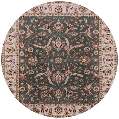 Tapis oriental vert / rouge Lok
