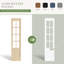 Porte pliante en verre et bois massif 8-Lite avec trousse de quincaillerie d'installation-117231257-117231264