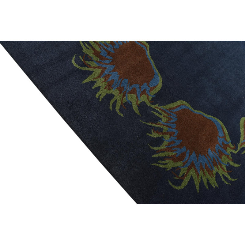 Tapis bleu marine 8 pi Pineland