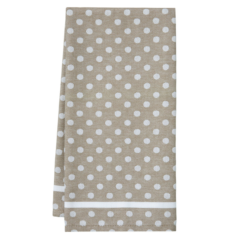 Cotton Jacquard Tea Towel Kitchen Towel, Chestnut