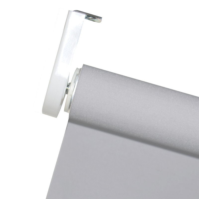 Semi Sheer Roller Blind, 210 cm L x 60 cm W, Light Grey