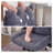 Teddy Fabric Criss Cross Office Chair with Wheels, Wide Seat Cute Cat Desk Chair with Adjustable Flip-Up Armrests, Swivel Vanity Chair, 300 lbs-2061540675