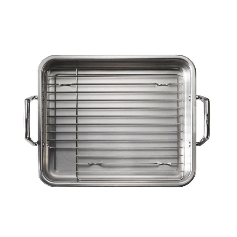 Plat à rôtir en acier inoxydable 15,38 po Prima Lasagne