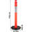 VEVOR 44'' H PE + Rubber Post