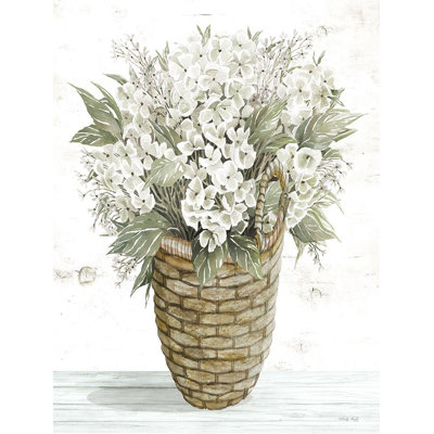Ophelia & Co. Jacobs, Cindy Gallery Wrapped Canvas Art Titled: Hydrangea Basket