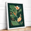 Tropical Garden Botanicals Botanical - Framed Print-917969513-917969515