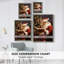 «Christmas Holiday Art», série 2-XXV, reproduction encadrée - bois massif XMAI81803-1314264396