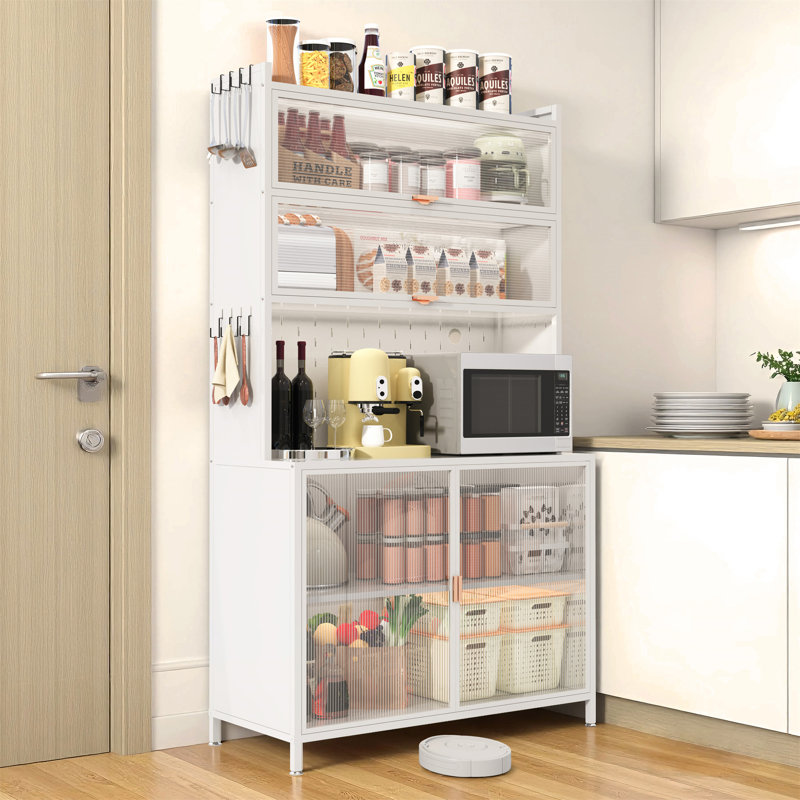73'' Tall Kitchen Pantry Cabinet, White