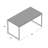 Adil Stainless Steel Writing Desk-217445165