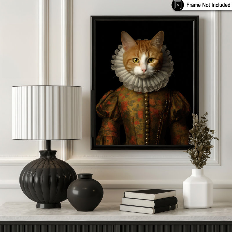 Chat de la Renaissance, Unframed, Poster, 16"H x 20"W