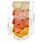 11" 4PCS Stacking Storage Baskets Rectangular Stackable Organizer Storage Bins Modern-199004973