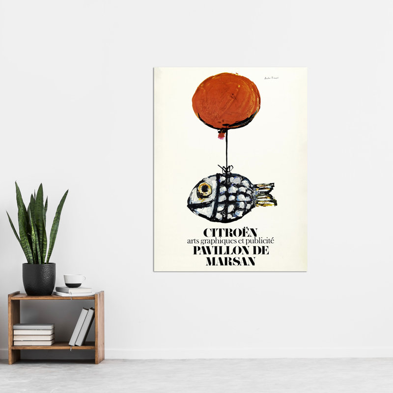 Automobile Exhibition Fish Balloon Advert - No Frame Print