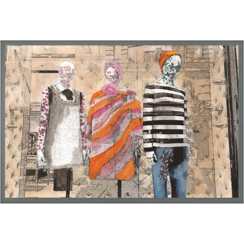 Single Picture Frame Print, 41cm H x 61cm W x 4cm D, Grey