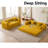 Compression Convertible Sofas, Corduroy Modern Sleeper For Small Home