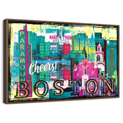 Repères grunge de Boston City