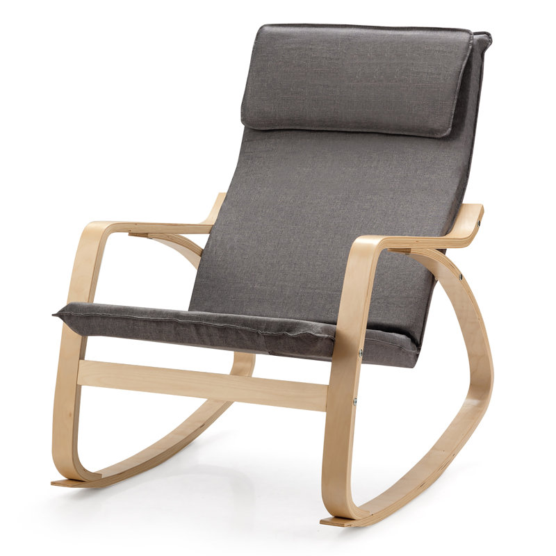 Statham Rocking Chair, Grey
