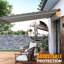 Blue Elephant 155.5cm W x 117.7cm D Polyester Cover Retractable Patio Awning-1719491194