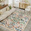 Tapis floral lavable en machine avec envers antidérapant Guston-51273235-51977781-51977782
