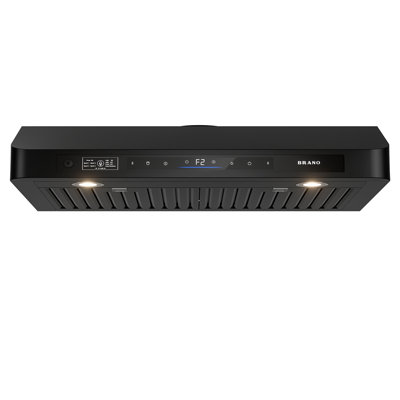 Hotte de cuisine sous-meuble de 76 cm (30 po) - Hotte de 900 pi³/min avec aspiration puissante, commandes vocales/gestuelles/tactiles, éclairage DEL, acier inoxydable