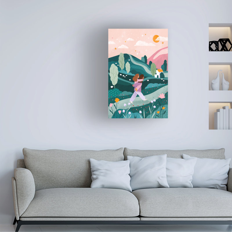 Art sur toile Bea Muller Mummy Daughter, H 19 po x l 12 po