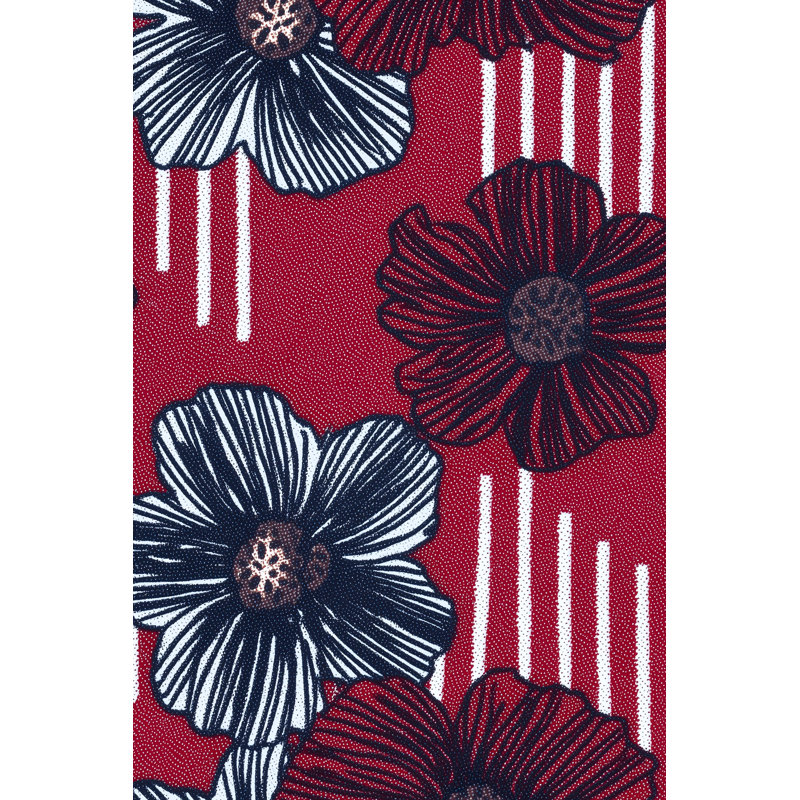 Papier peint floral, Peler et coller