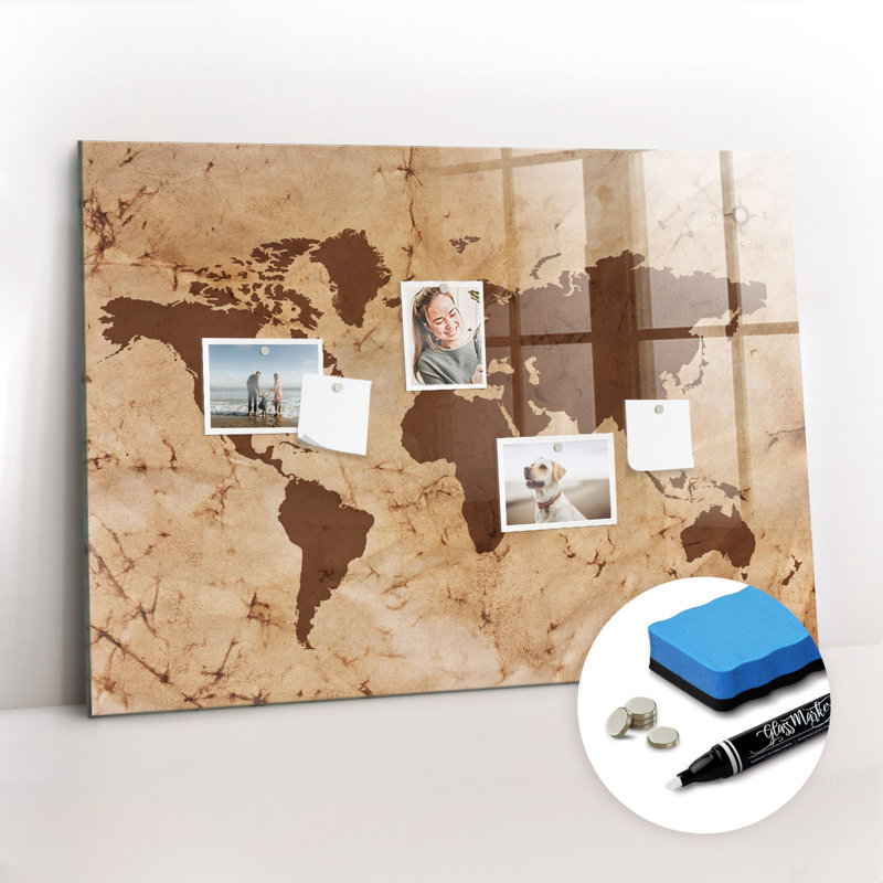 Magnetic Glass Photo Memo Board