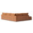 Leather 2-Piece Bumper Chaise Sectional Sofa, Cognac-108988471
