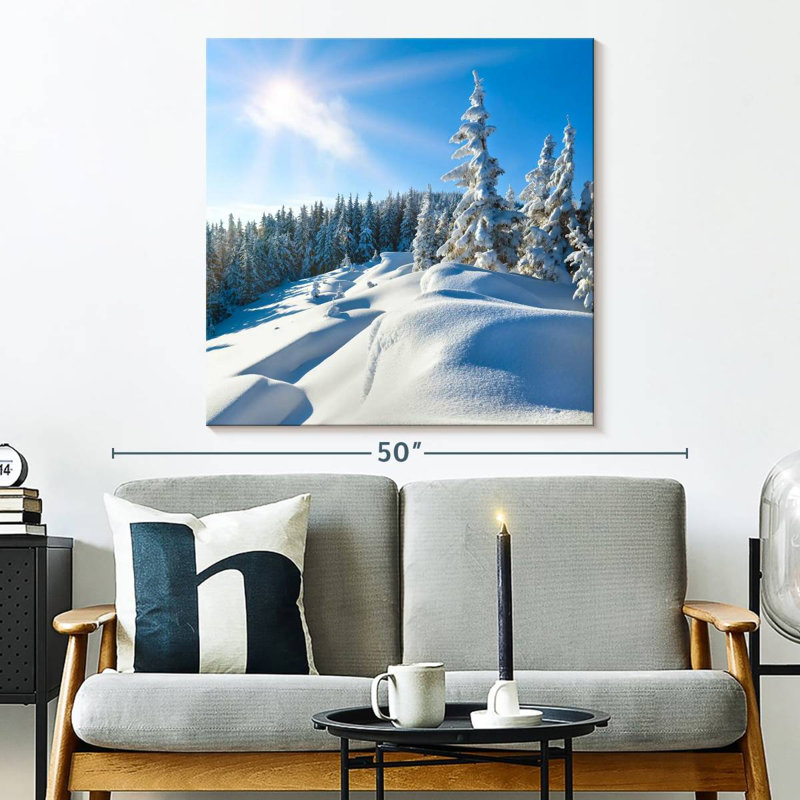 Alvord journée ensoleillée d'hiver, H 33 po x l 33 po
