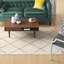 Tapis crème à motif géométrique Secia-1005973874