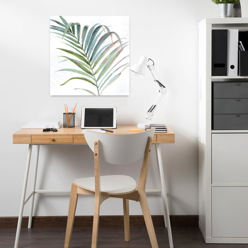 Art tropical, paysage tropical, H 18 po x l 18 po