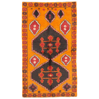 Rizbaft Orange Rug 3'5" x 6'5"