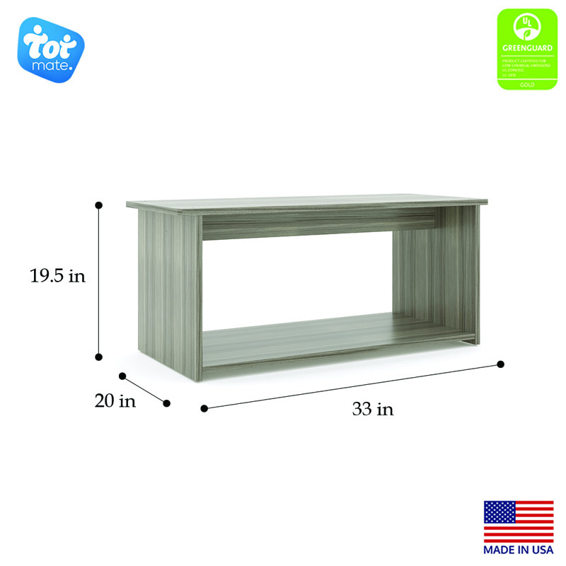 Table de jeu rectangulaire Toto Mate LEGO, Non, Gris orme ombré