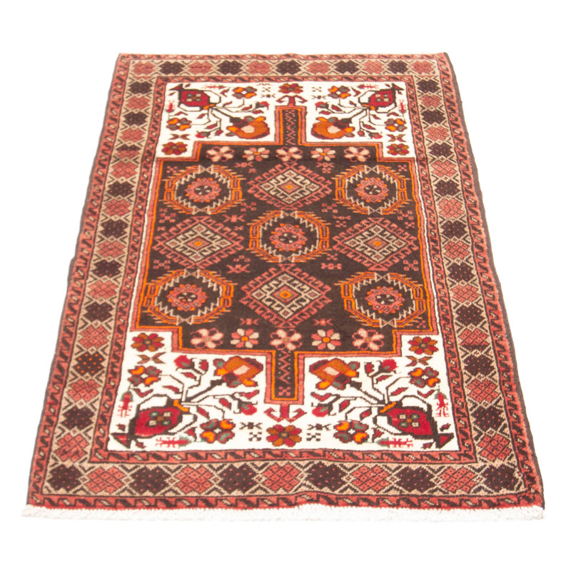 Tapis unique en laine noué à la main 3 pi 4 po x 5 pi 10 po nouvel âge Detlef