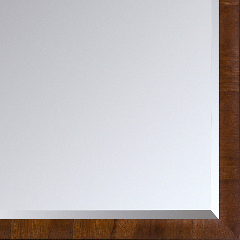 Miroir décoratif biseauté traditionnel Raylee, 12 po x 39 po