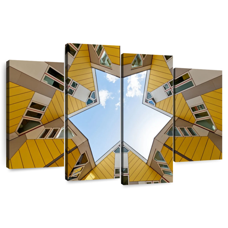 Lilie Rotterdam Cube Houses, 22" H x 36" W